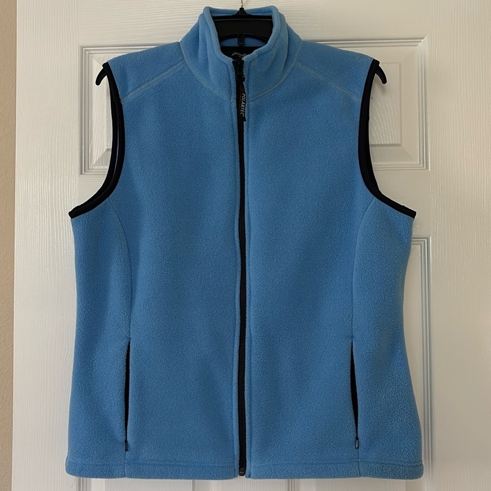 Eddie Bauer Blue Fleece Vest